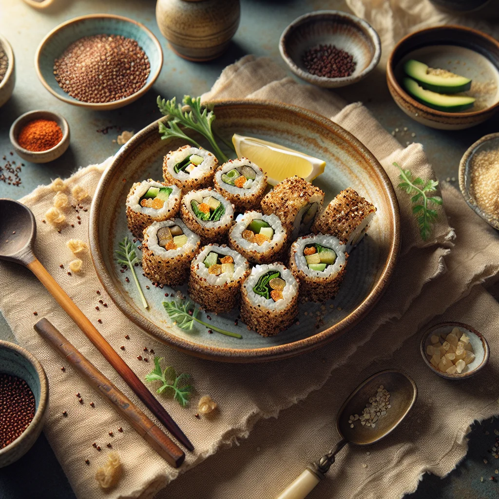 Krokante Quinoa Sushi Rolls