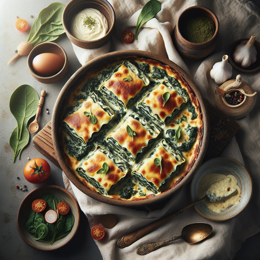 Romige Spinazie Lasagne
