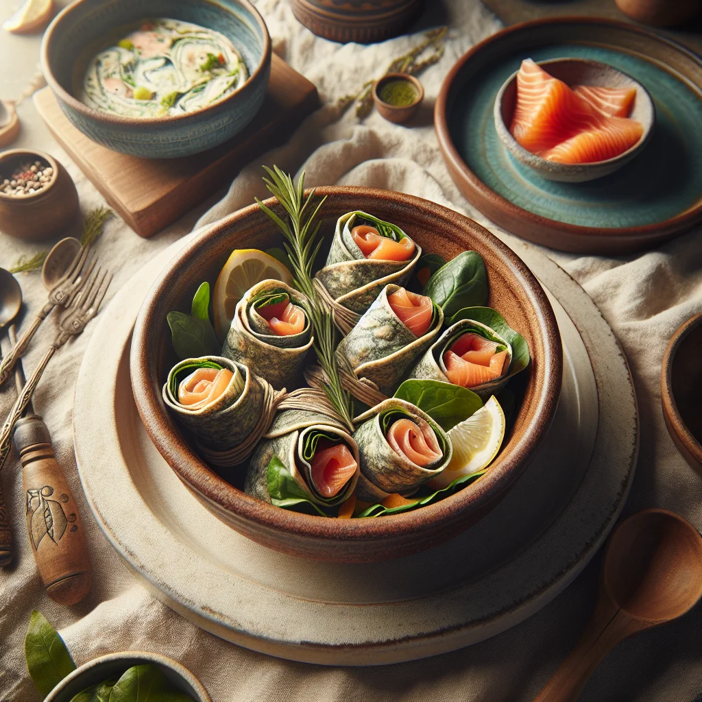 Wraps de Salmão Escandinavos