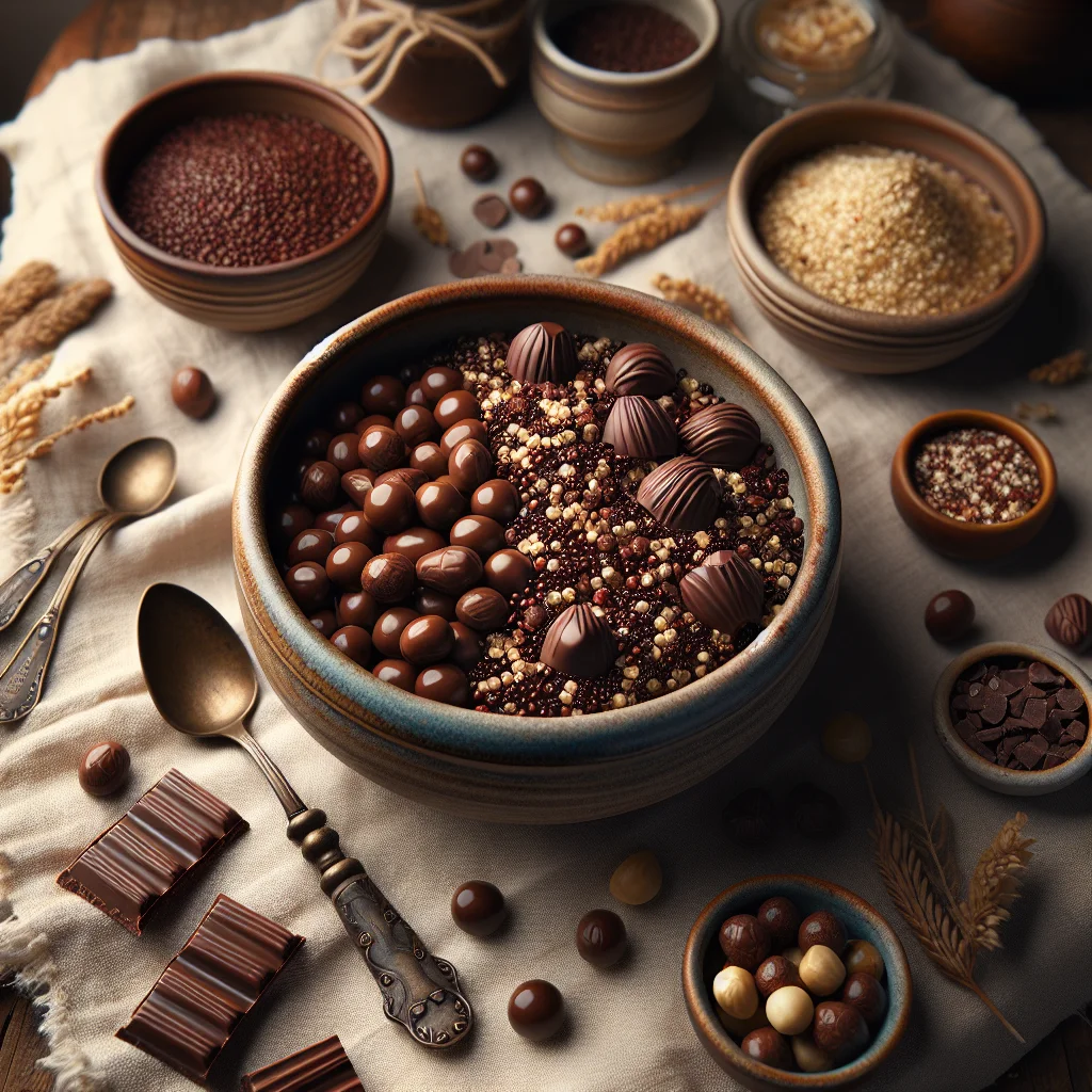 Sedutor Bolinhos de Chocolate de Quinoa