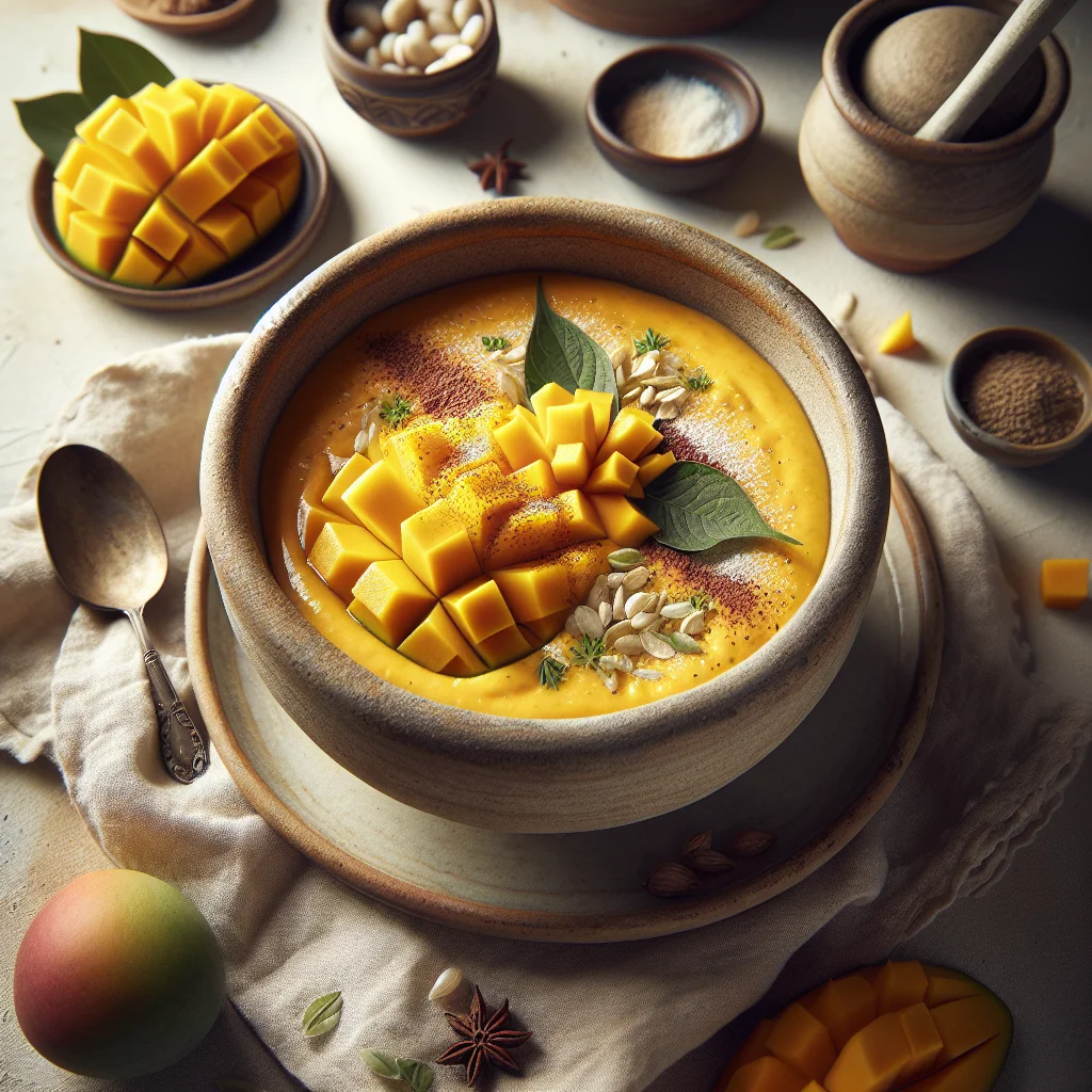 Sonnige Mango Smoothie Bowl