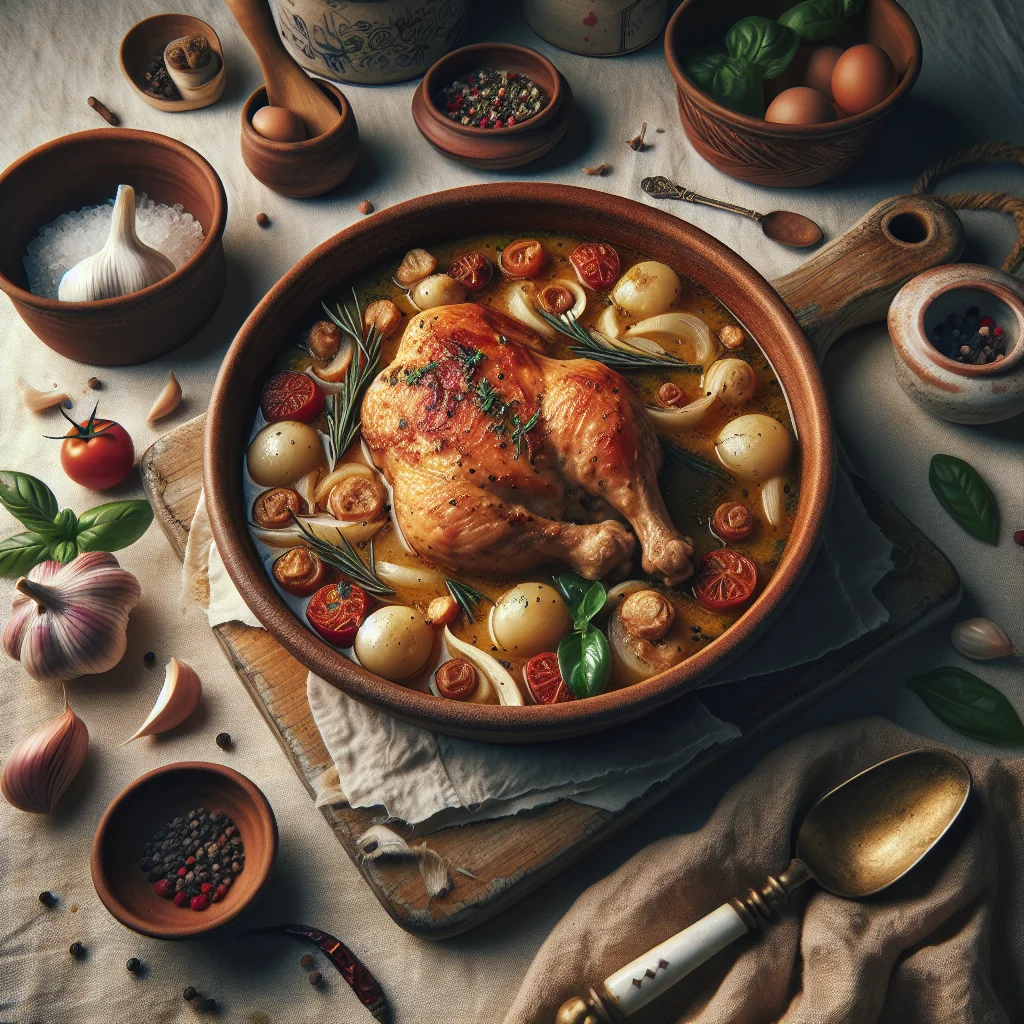 Italienisches Pollo alla Cacciatora