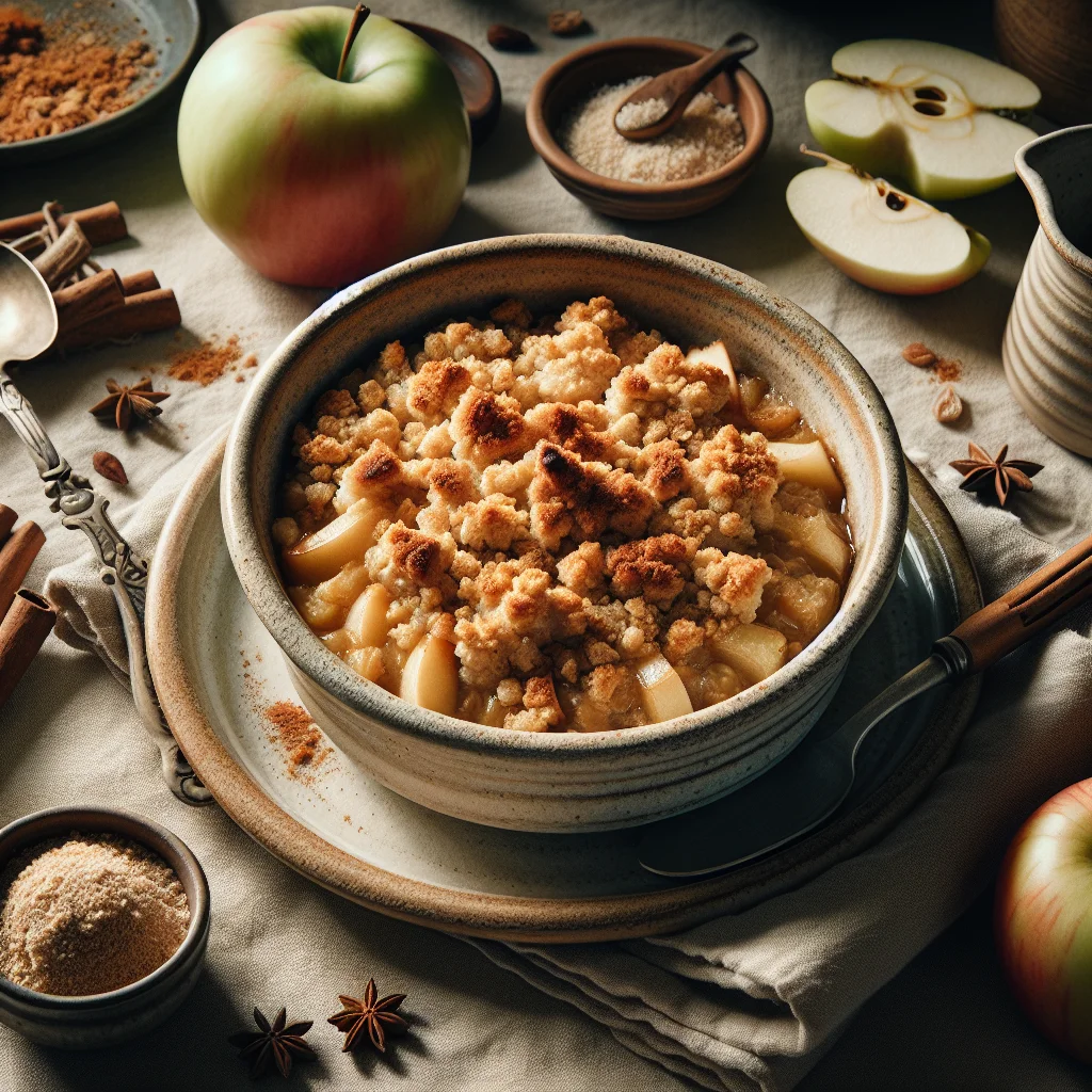 Super Simple Apple Cinnamon Crumble