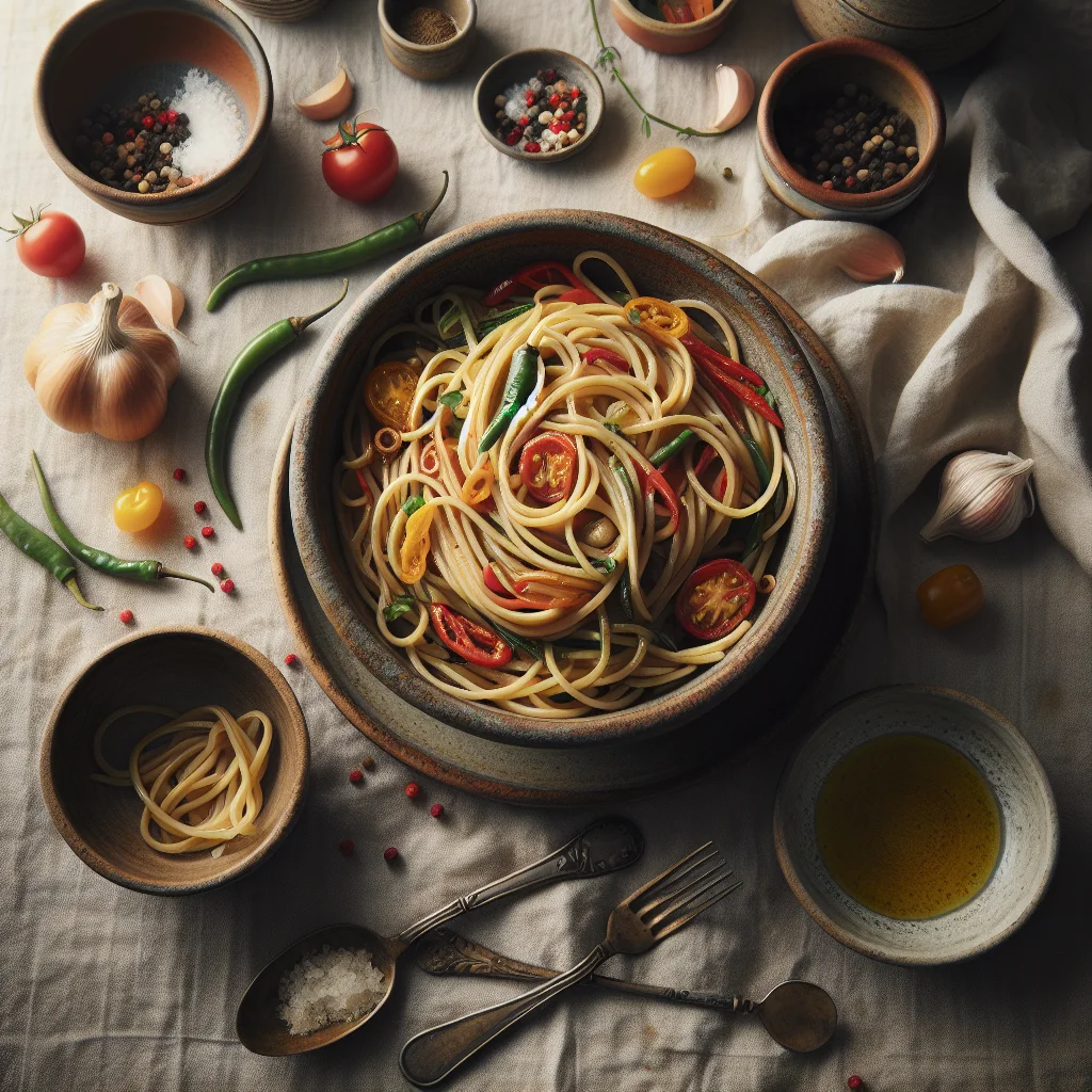 Deliciosa Spaghetti Aglio, Olio e Peperoncino