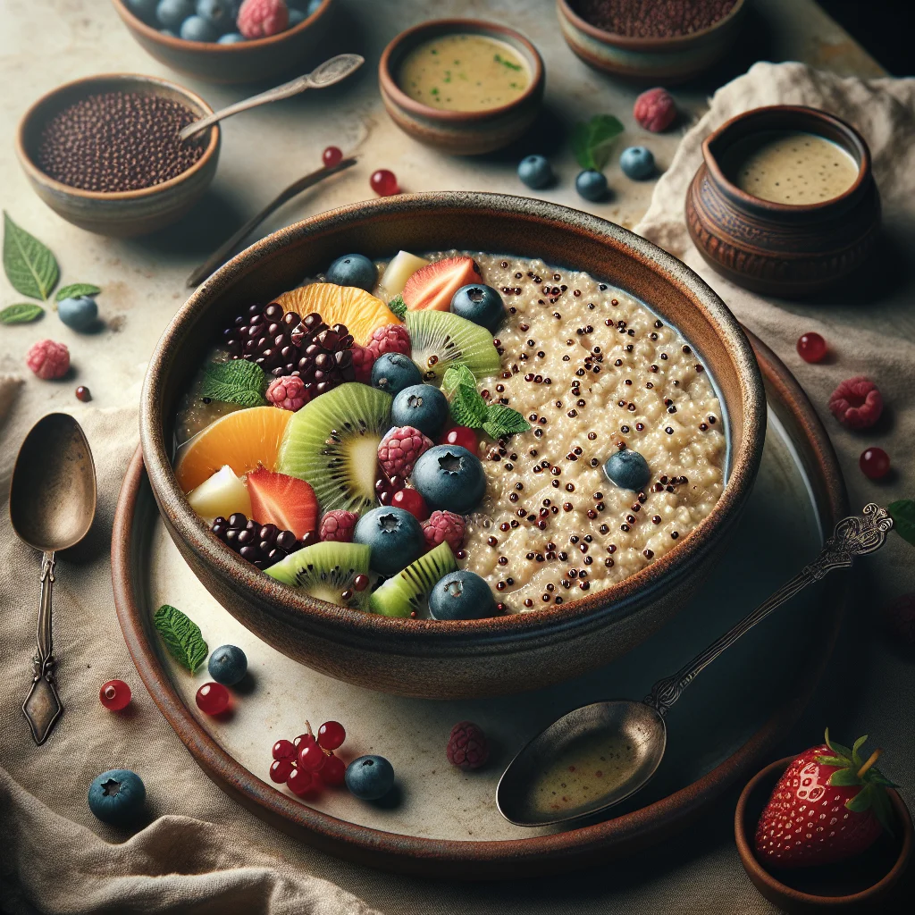 Invigorating Quinoa Porridge with Fresh Fruits