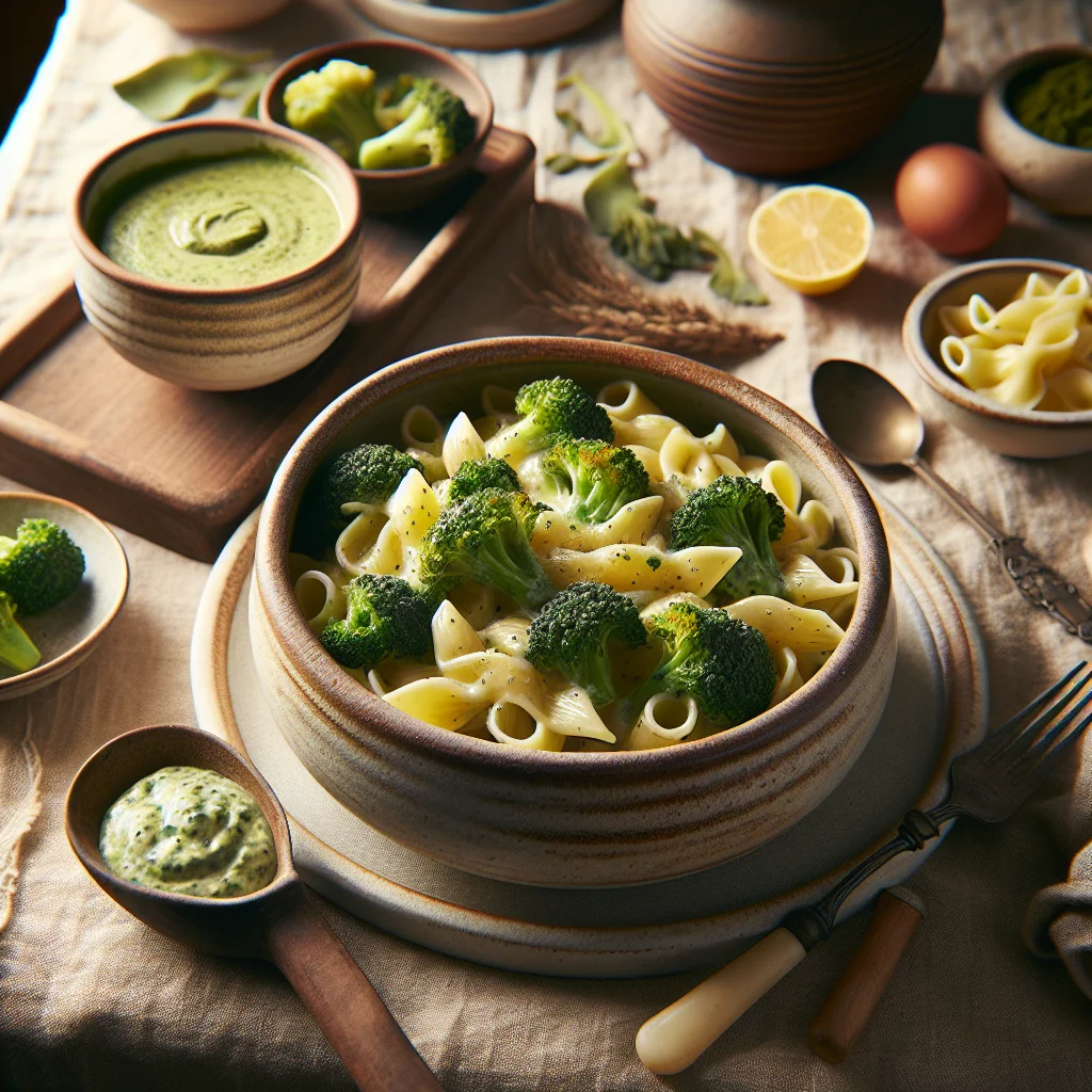 Cremige Brokkoli-Pesto Pasta