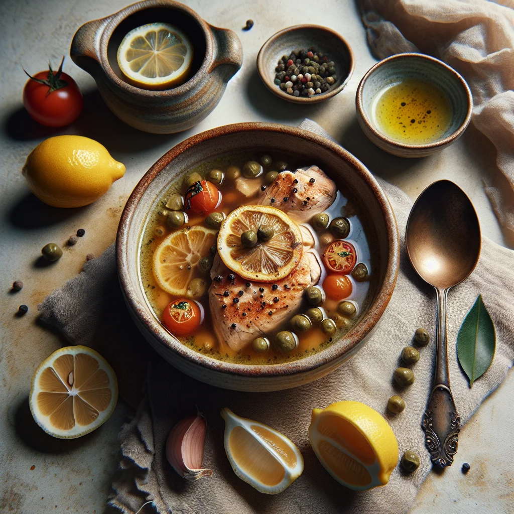 Italian Chicken Saltimbocca with Capers and Lemon