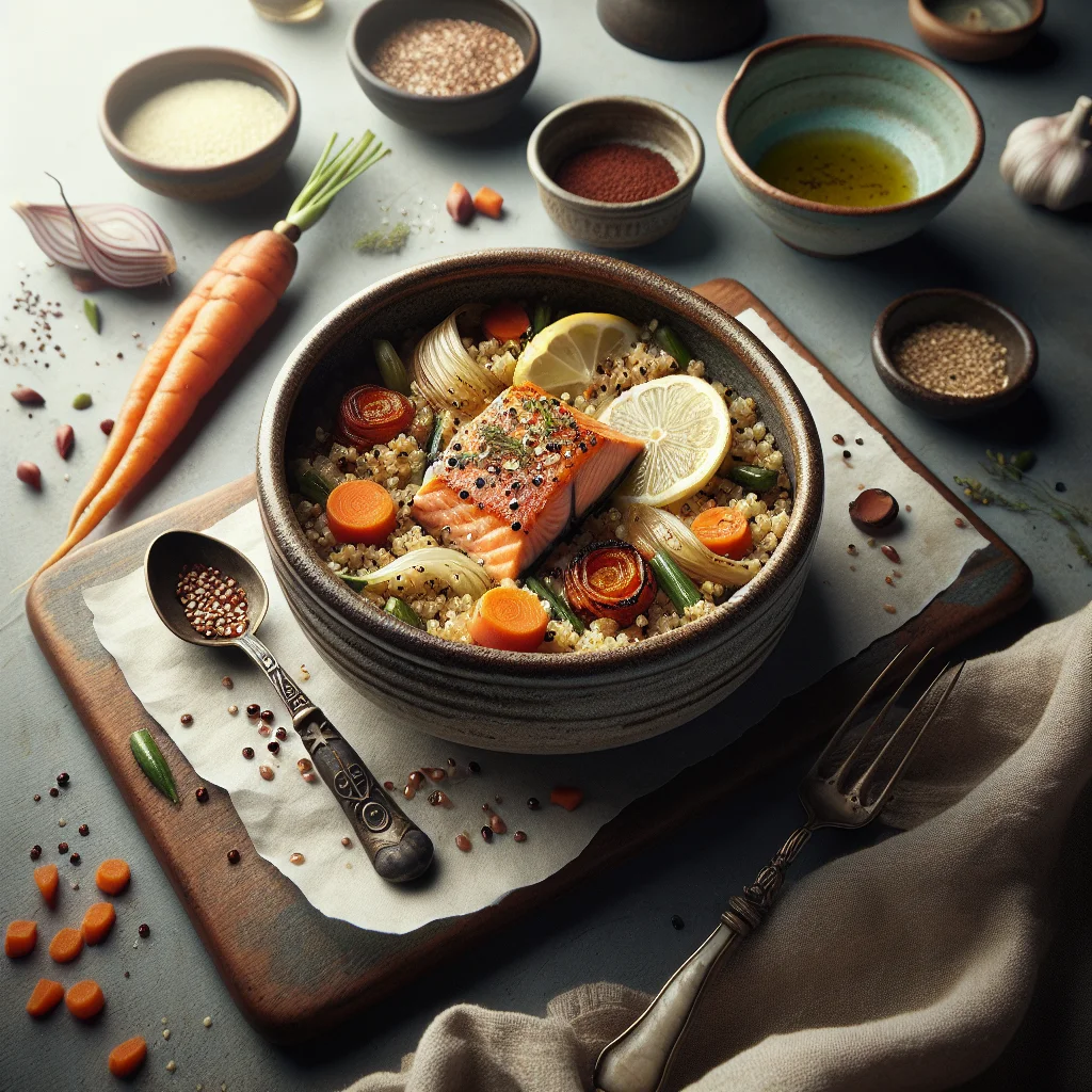 Chef's Special: Geroosterde Zalm met Quinoa en Geroosterde Wortel