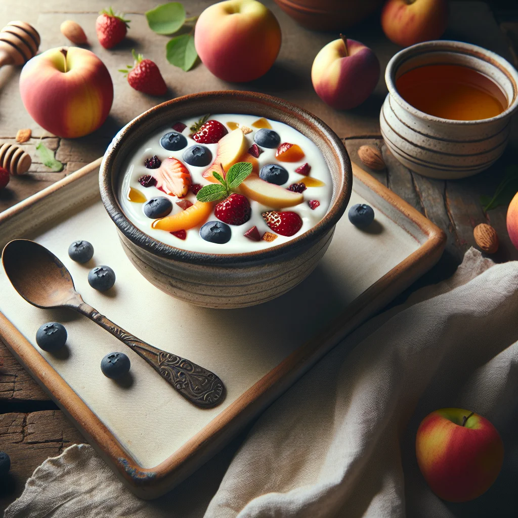 Frisse Yoghurt met Vers Fruit en Honing