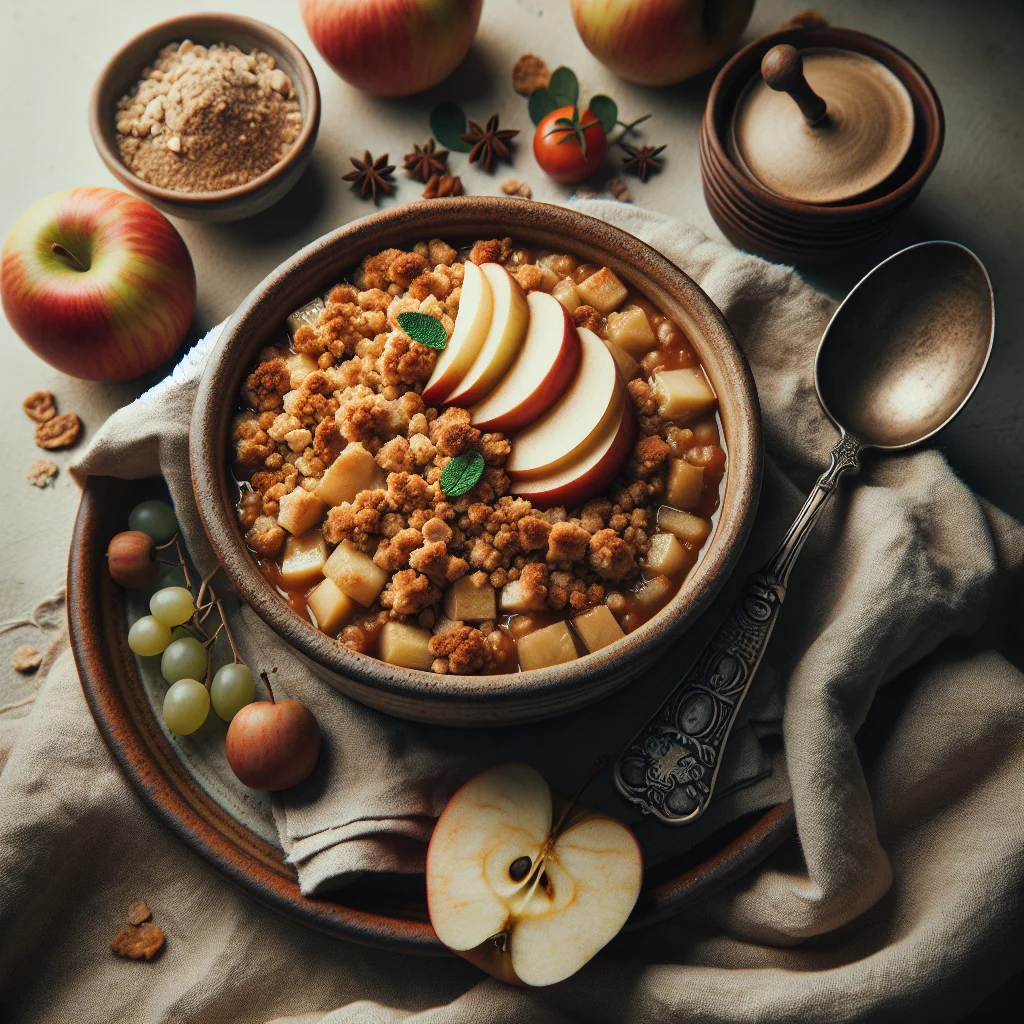 Healthy Apple Crumble