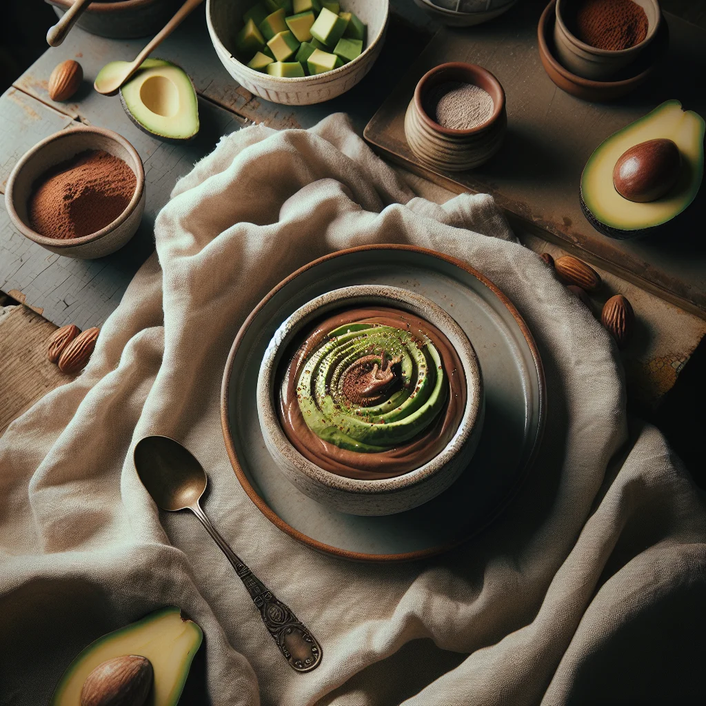 Mousse de Abacate e Chocolate Saudável