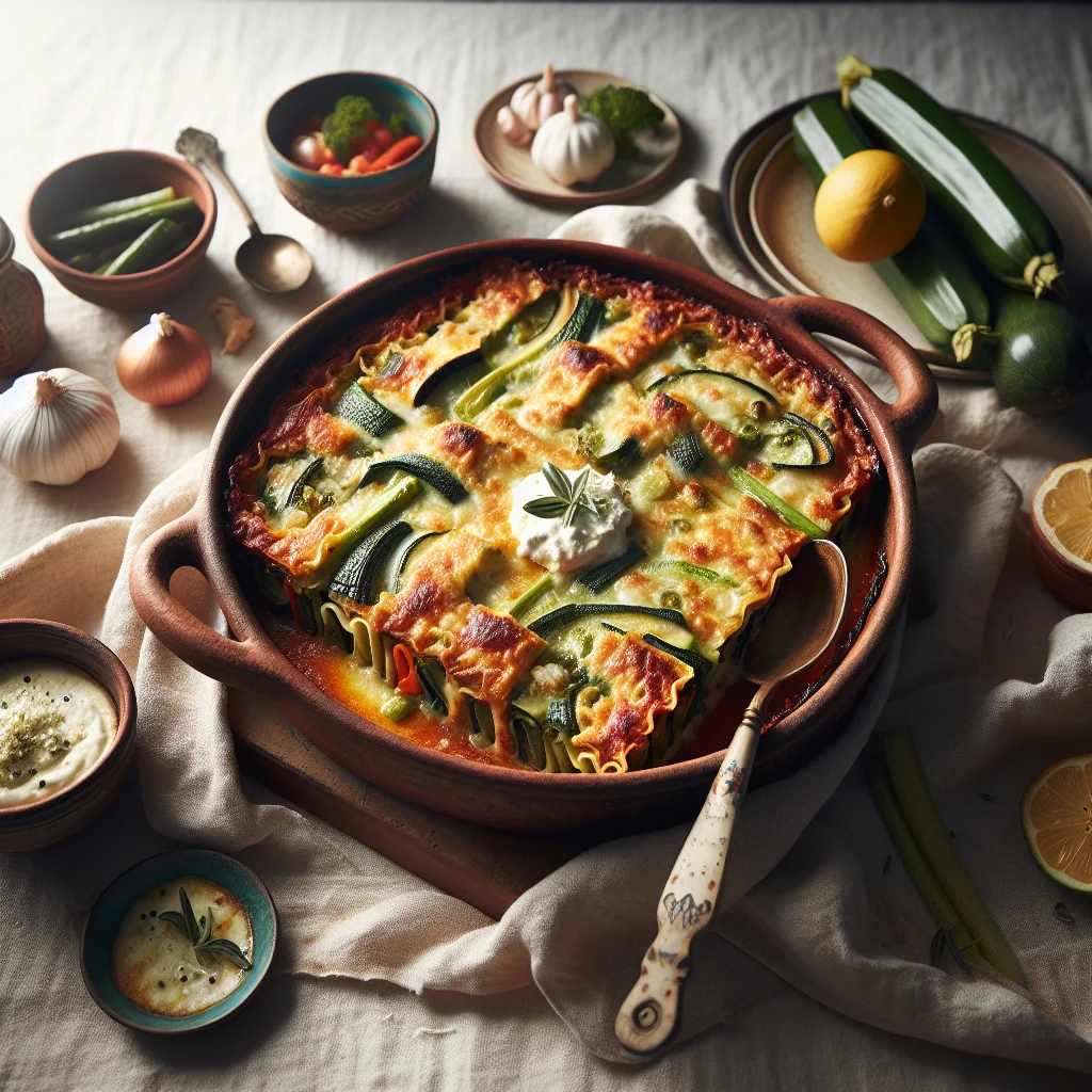 Italian Vegetable Lasagna with Ricotta