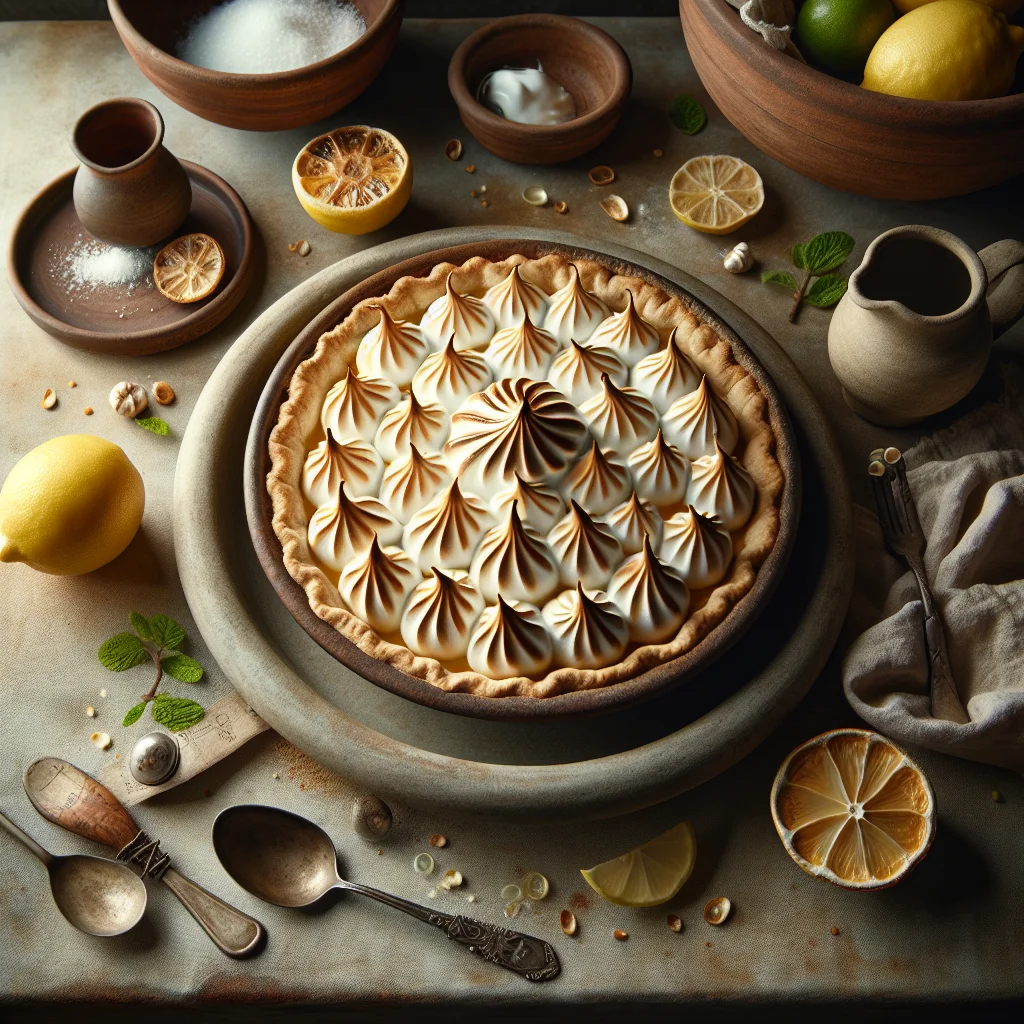 Torta de Limão Merengue Refrescante