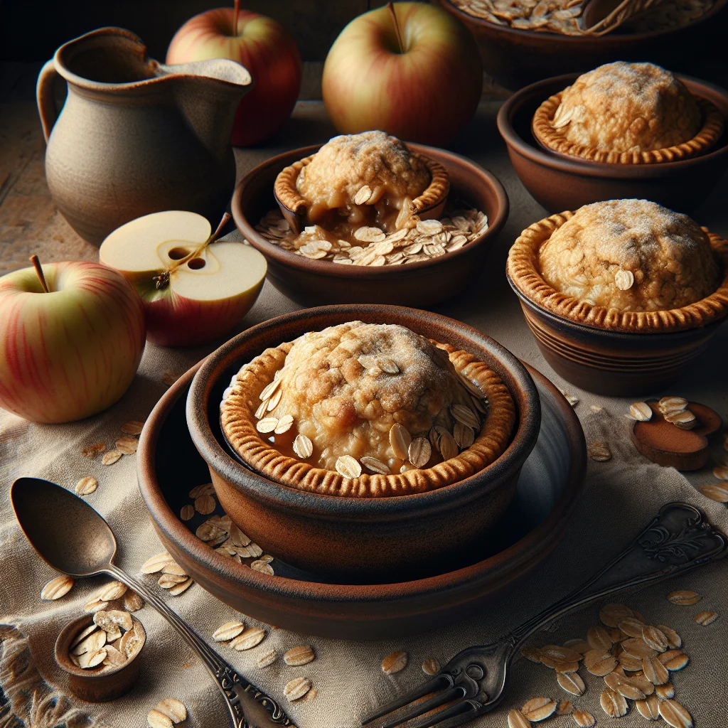 Delicious Oatmeal Apple Pies