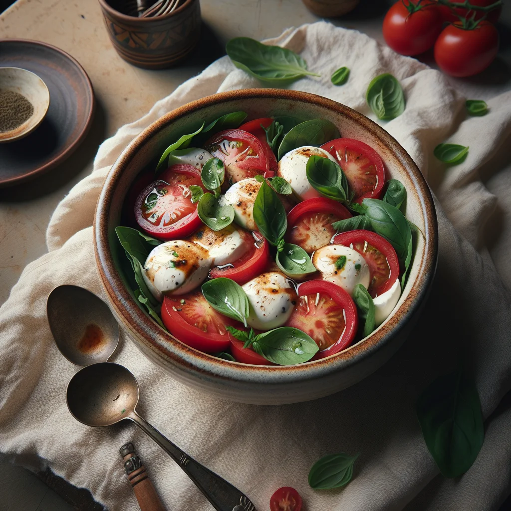 Frische Italienische Caprese Salat