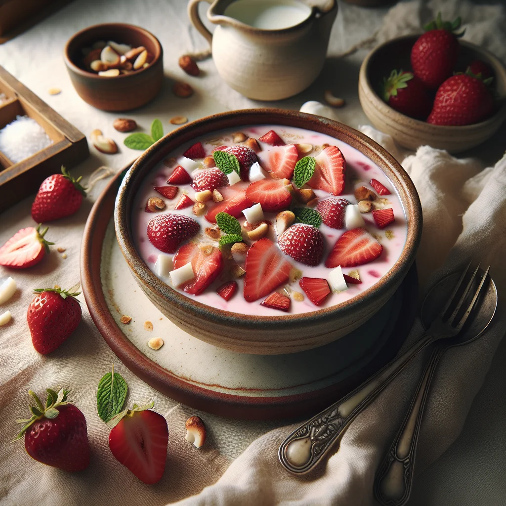 Refreshing Summer Strawberry-Coconut Parfait