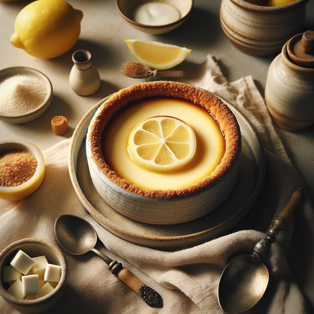 Fresh Lemon Quark Cake with Light Biscuit Base