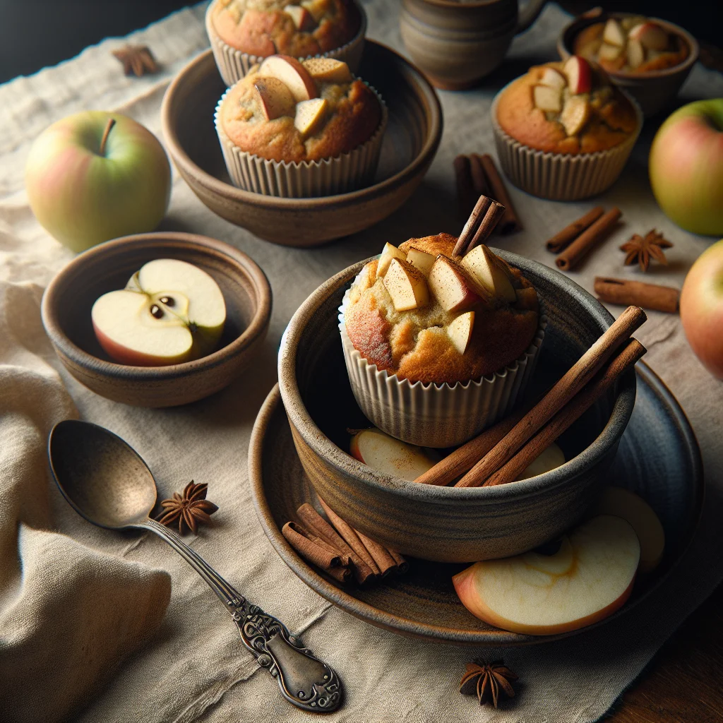 Gesunde Apfel-Zimt Muffins