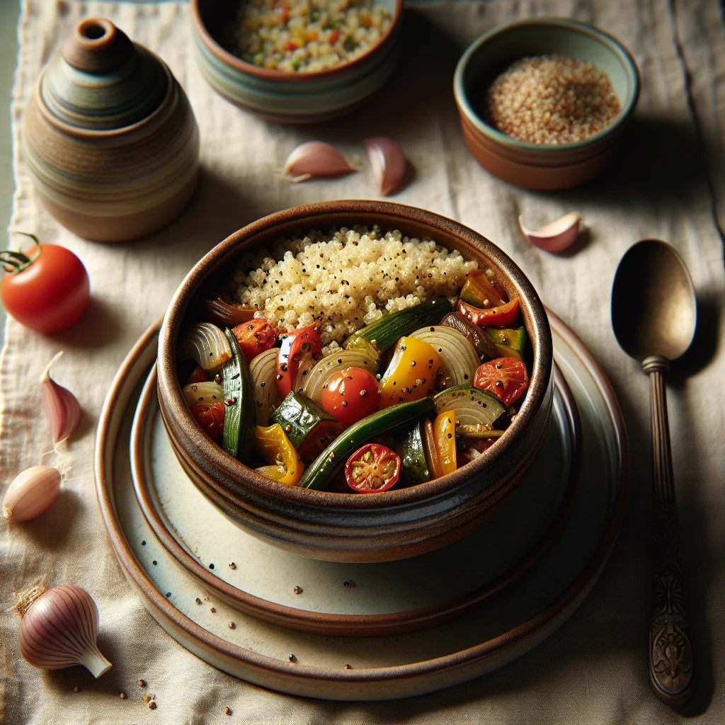Vega Ratatouille com Quinoa