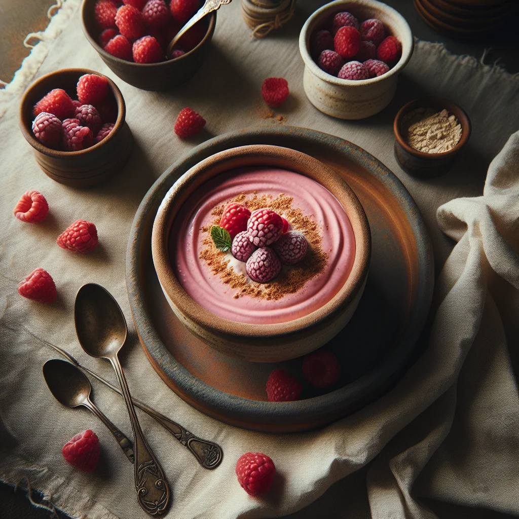 Summer Raspberry Mousse Dessert