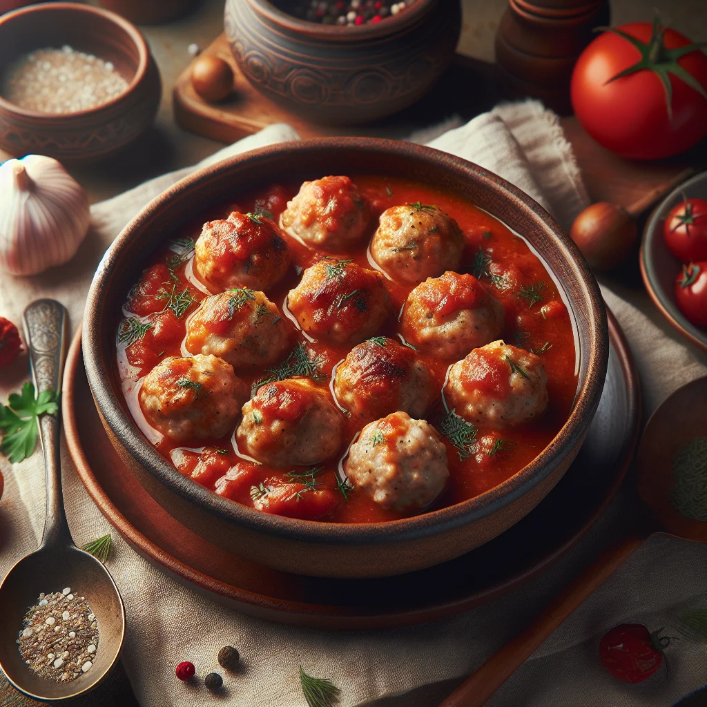 Healthy Turkey Meatballs in Tomato Sauce