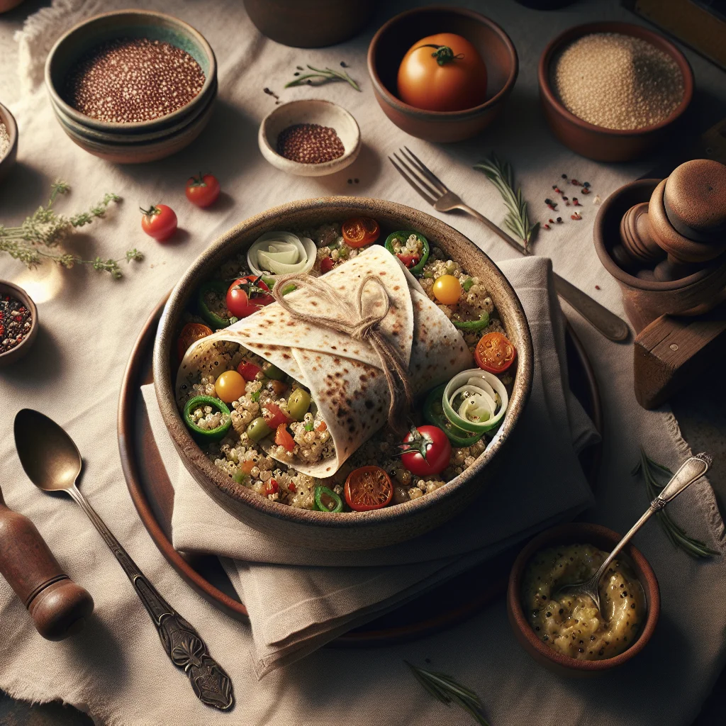 Mediterrane Quinoa Wrap