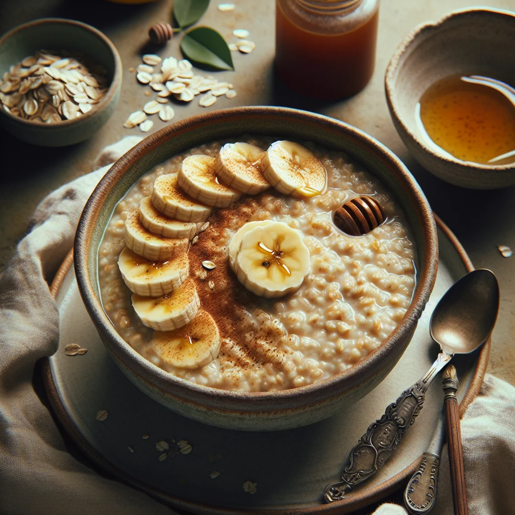Pap de Aveia Energética com Banana e Mel