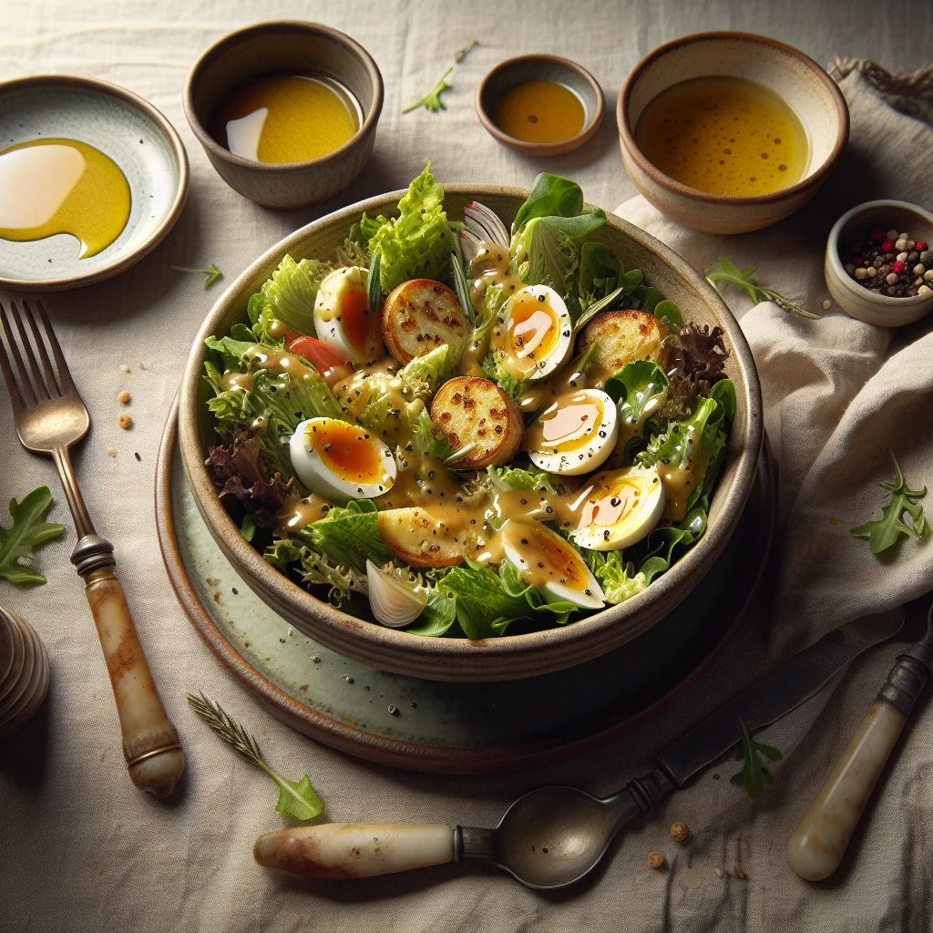 Erfrischender Sommersalat mit Honig-Senf Dressing