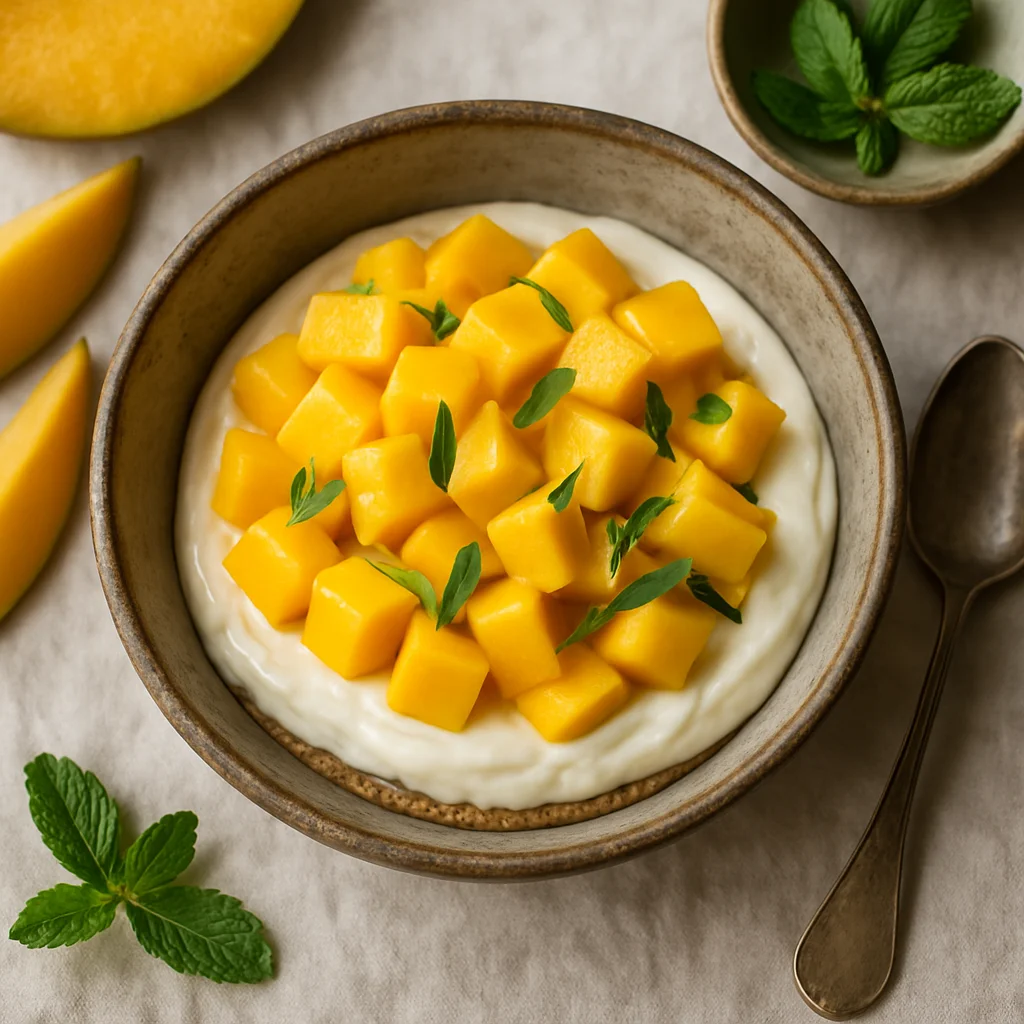 Frisse Zomerse Mango Cheesecake