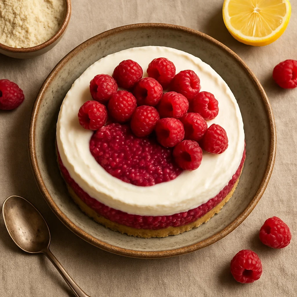 Fruitige Frambozen Cheesecake