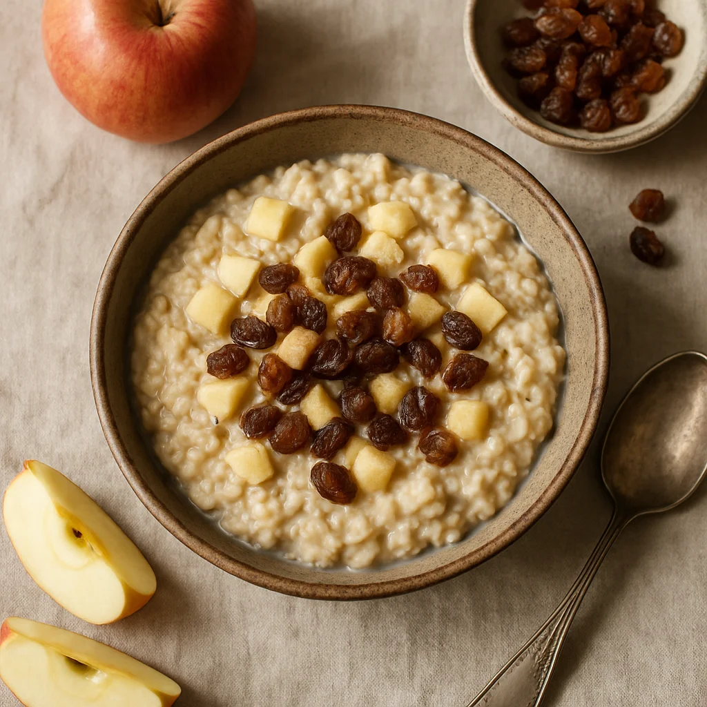 Energetic Oatmeal with Apple and Cinnamon