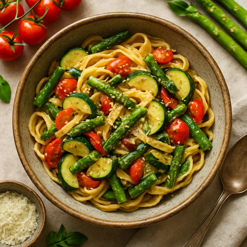 Vegetarische Pasta Primavera