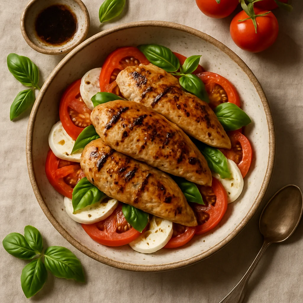 Onweerstaanbare Italiaanse Kip Caprese Salade