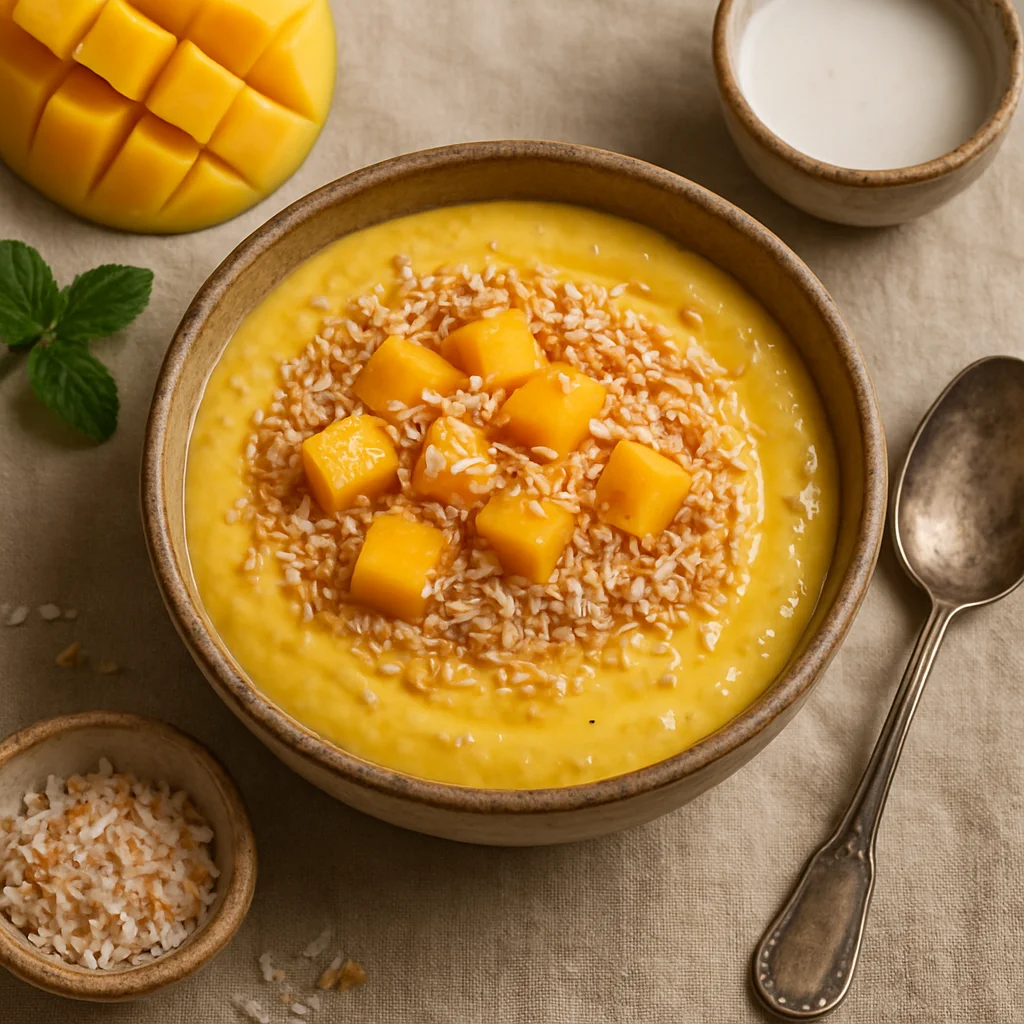 Verfrissende Mango-Kokos Parfait
