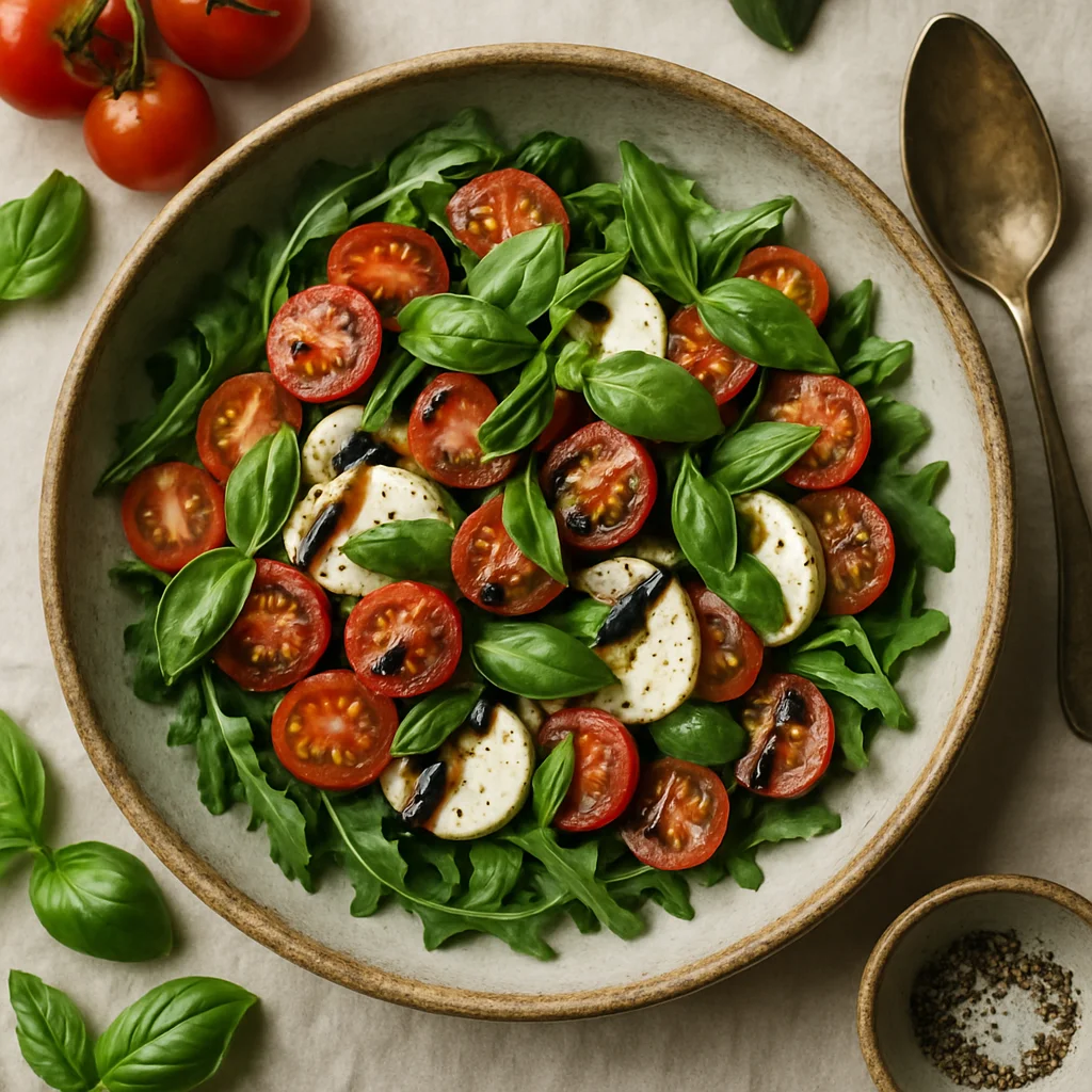 Italienischer Caprese Salat mit einem Twist