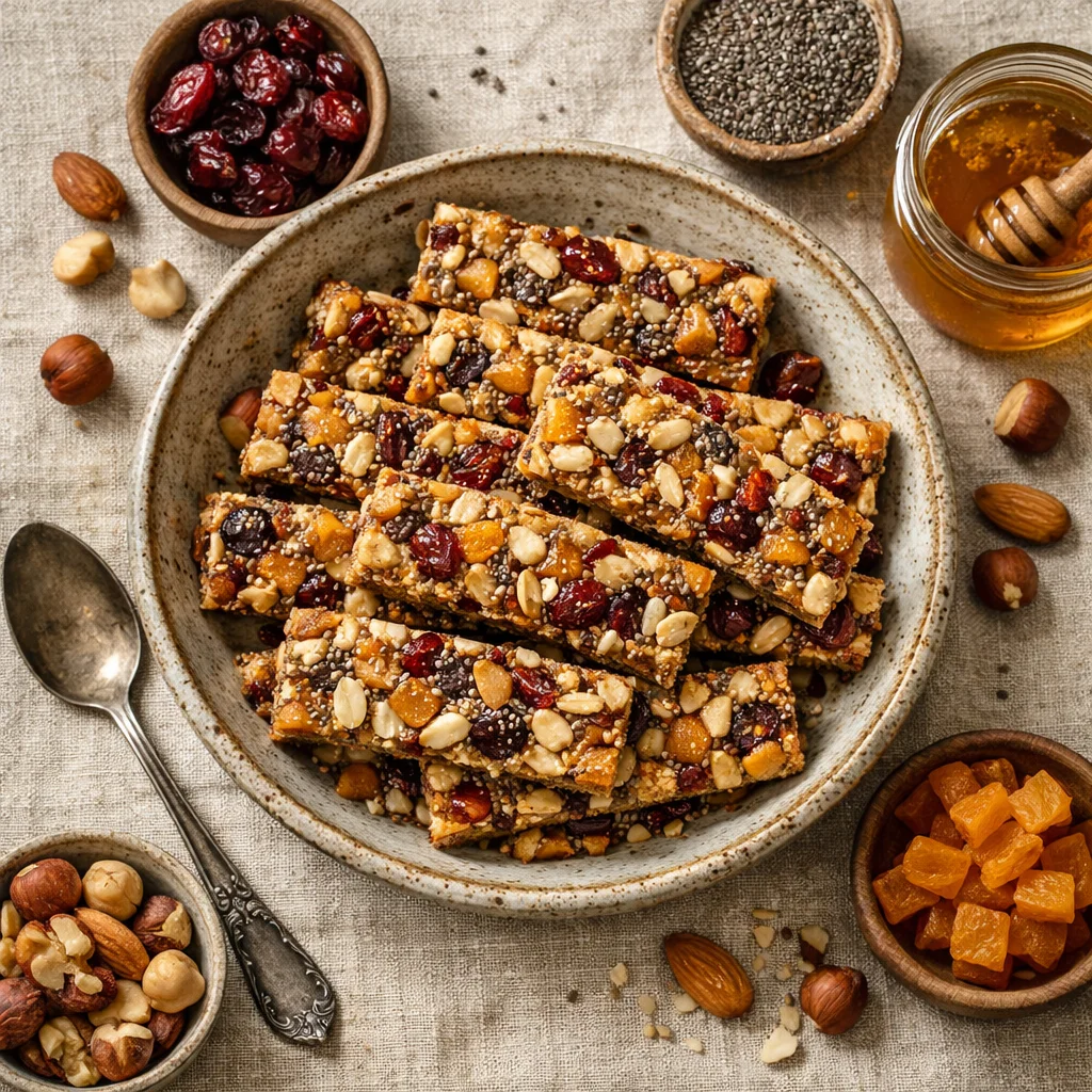 Fruitige Notenrepen voor Onderweg