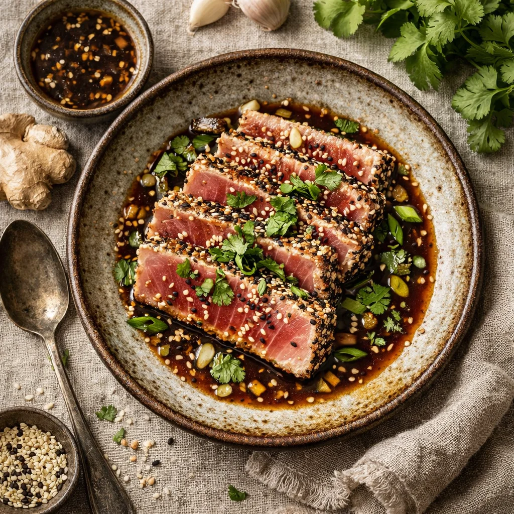 Chef's Special: Gegrilde Tonijn met Sesam en Sojasaus