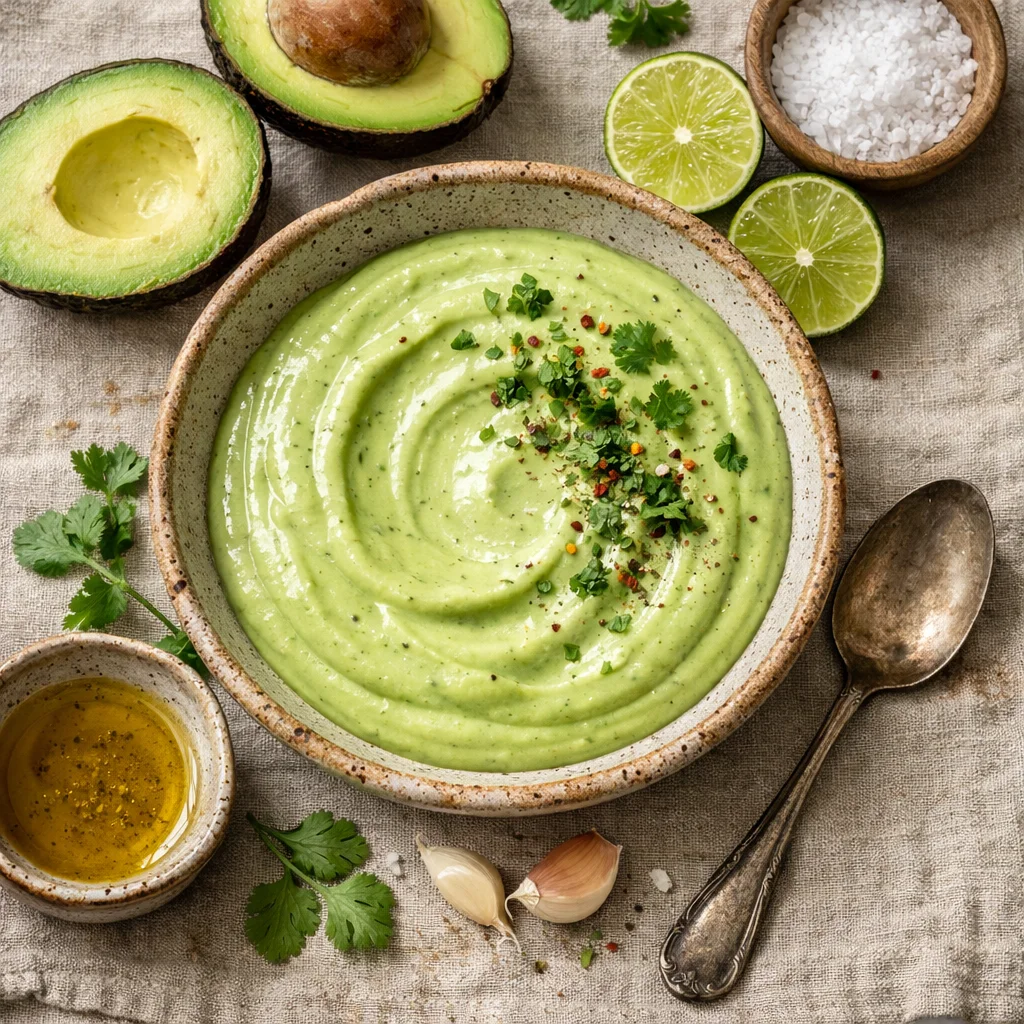 Verse Romige Avocado-Limoen Dressing