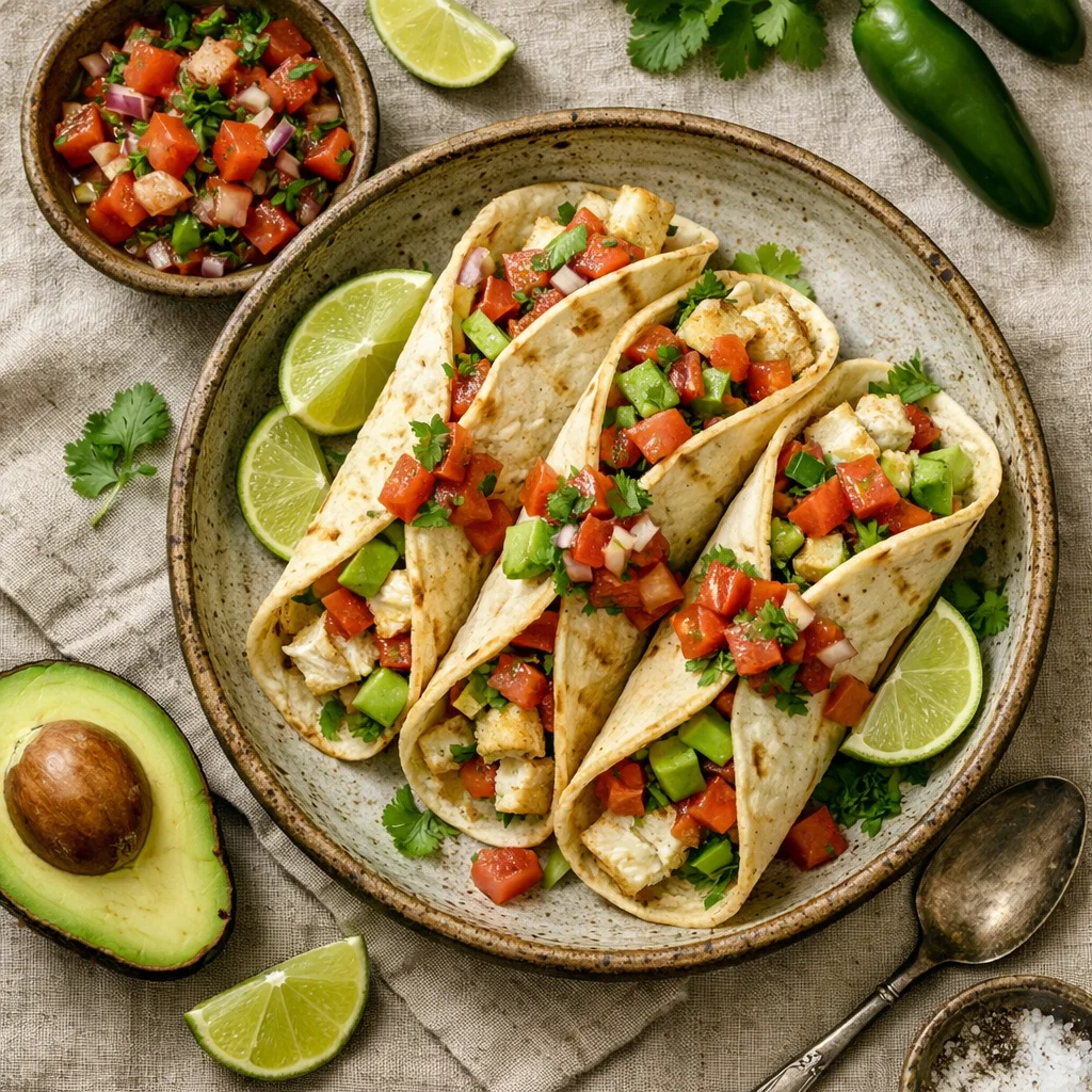 Gezonde Vis Taco's met Avocado en Salsa