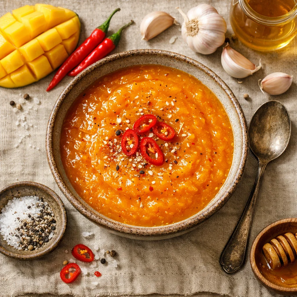 Zelfgemaakte Pittige Mango Chilisaus Recept