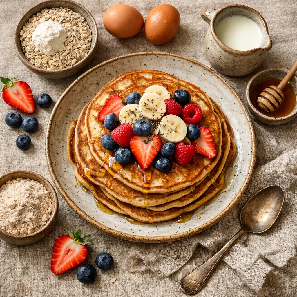 Proteinreiches Pfannkuchenrezept für Sportler: das perfekte Frühstück