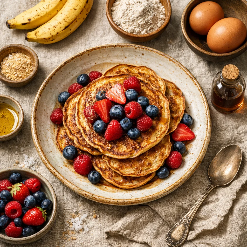 Gezonde banaan pannenkoek zonder suiker recept