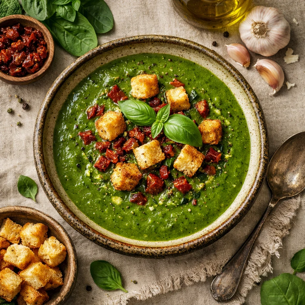 Smakelijke Spinaziesoep met een Twist