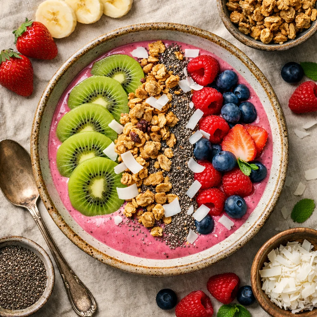 Zomerse Ontbijt Smoothie Bowl