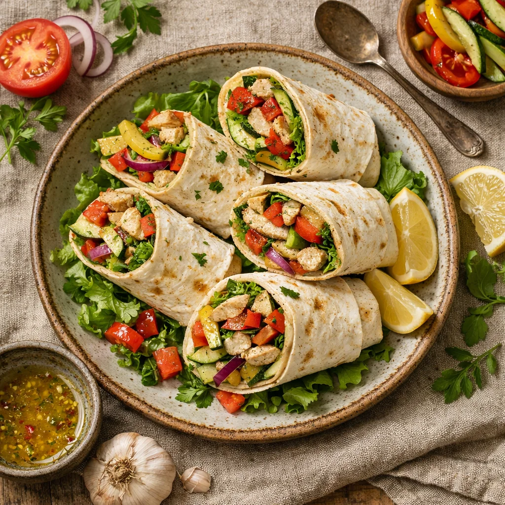 Gezonde kip wrap voor lunch: een smaakvolle en voedzame maaltijd