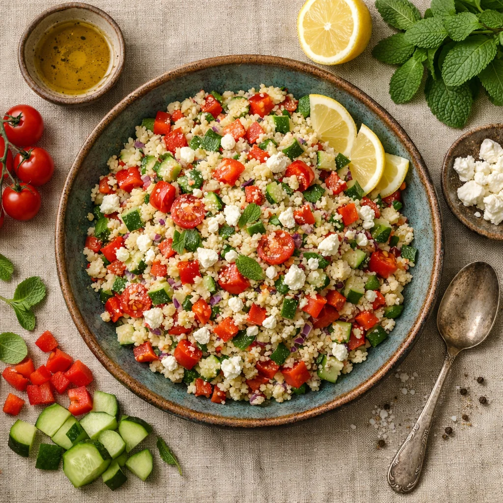 Heerlijke Mediterrane Couscous Salade