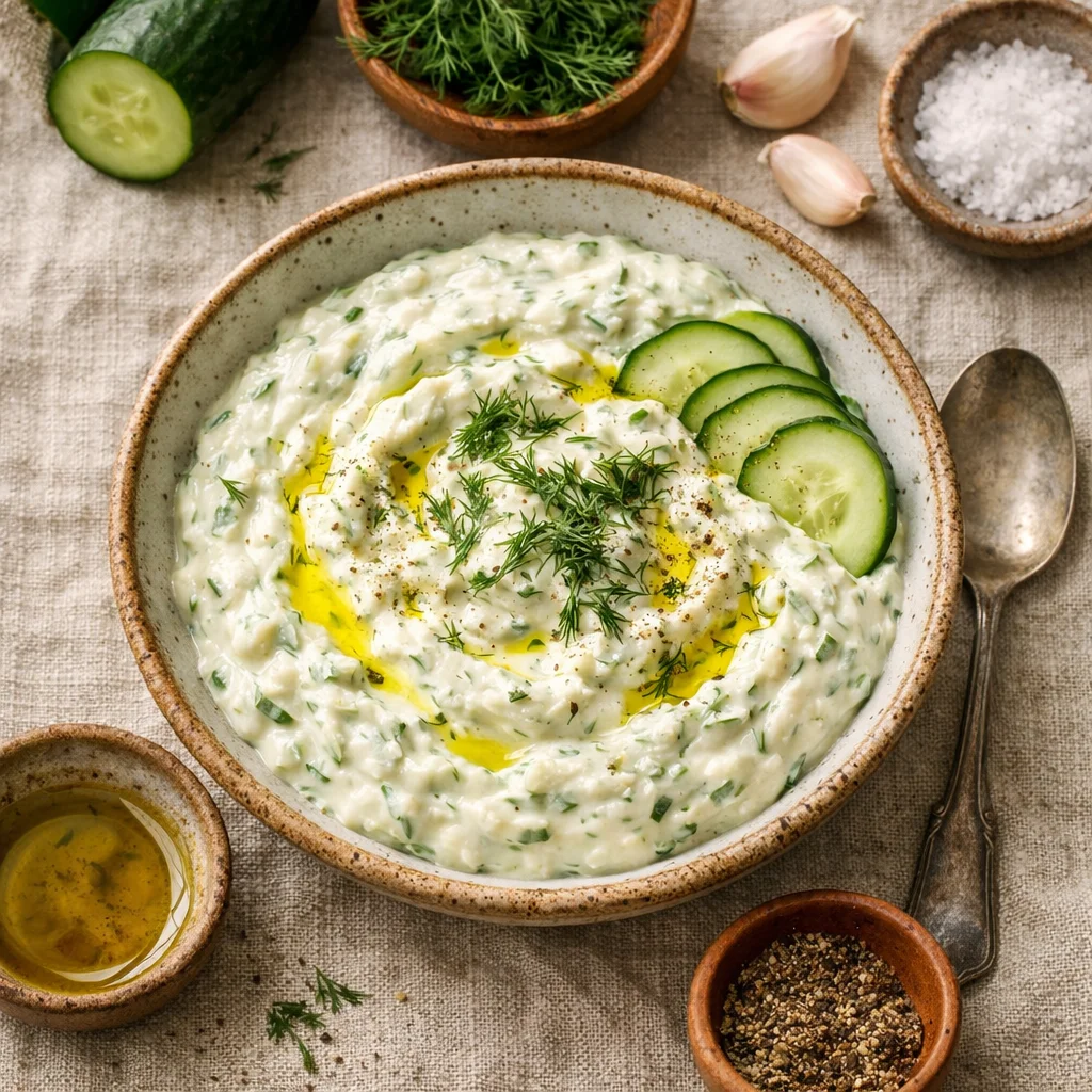 Zelfgemaakte tzatziki - Een frisse Griekse yoghurtsaus