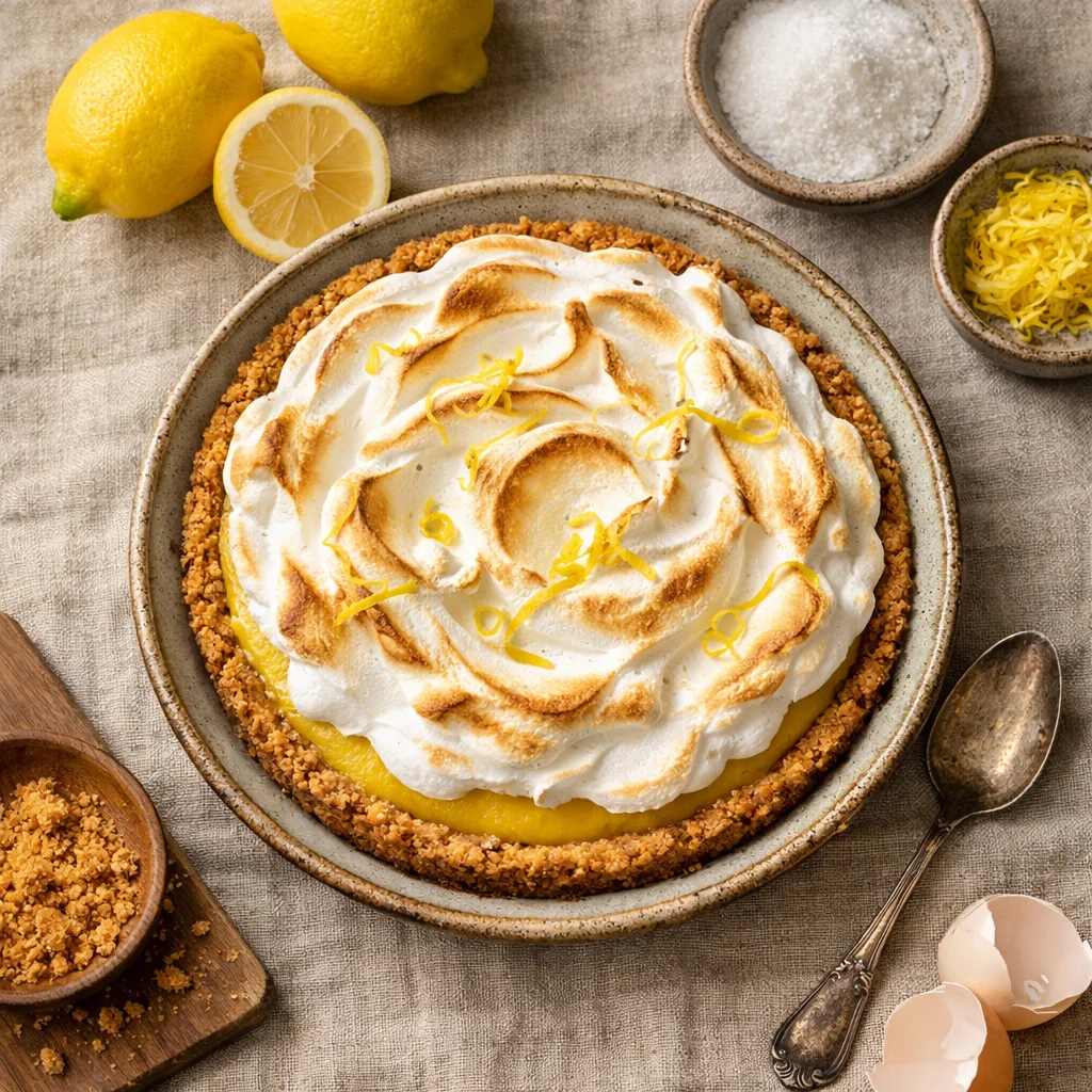 Verfrissende Citroen-Meringuetaart