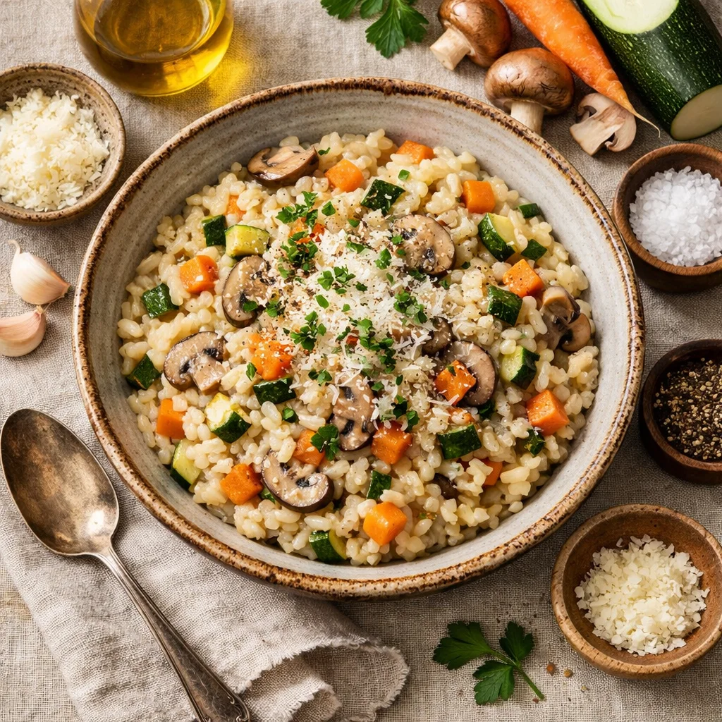 Sensationele Italiaanse Groentenrisotto