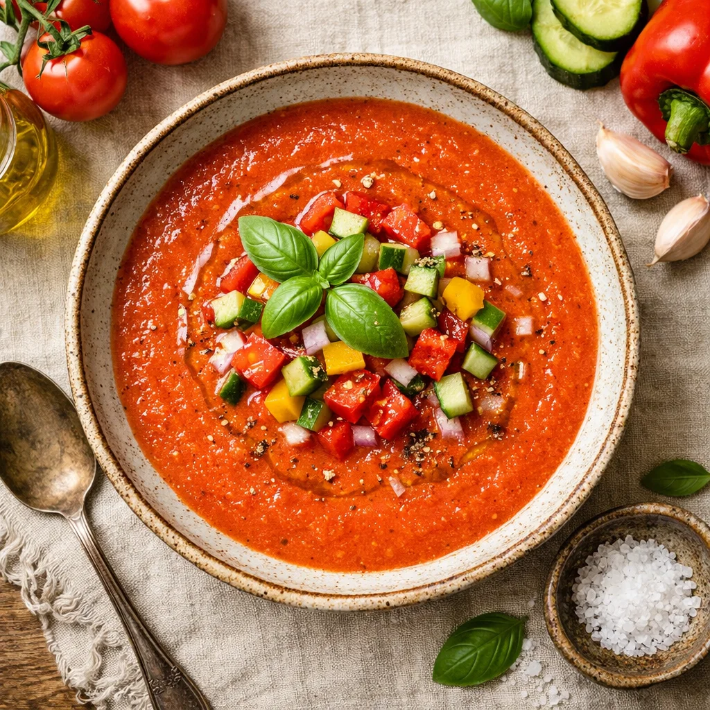 Verfrissende Vega Gazpacho voor de Zomer